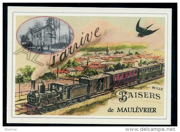 49  MAULEVRIER  -  ...    ....  TRAIN  ..souvenir  Creation Moderne Série  Numerotée 1 à 10 ... N° 4/10 - Autres & Non Classés