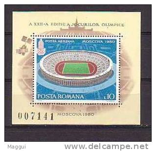 ROUMANIE      BF 139 * *  Stade  JO 1980  Fussball-soccer-football - Ungebraucht