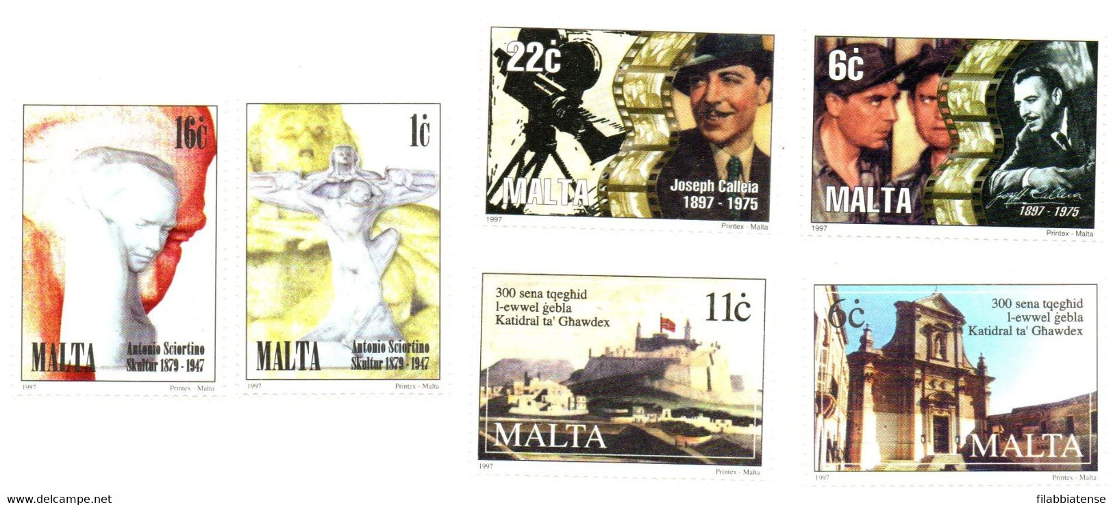 1997 - Malta 989/94 Anniversari Diversi      ----- - Cinema