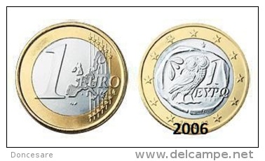 **  1 EURO GRECE 2006 PIECE  NEUVE ** - Grèce