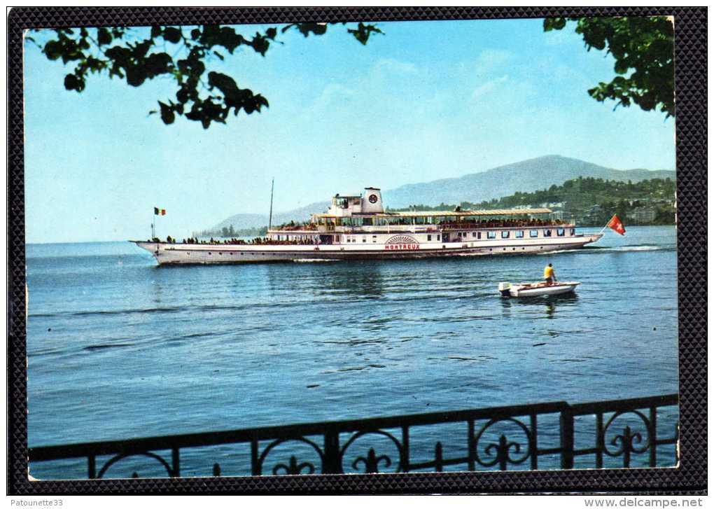 SUISSE LAUSANNE COMPAGNIE DE NAVIGATION SUR LE LAC LEMAN  CARTE PHOTO COULEUR - Lausanne