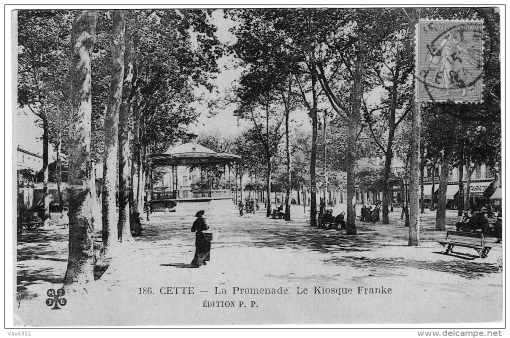 CETTE LA PROMENADE LE KIOSQUE FRANKE - Autres & Non Classés