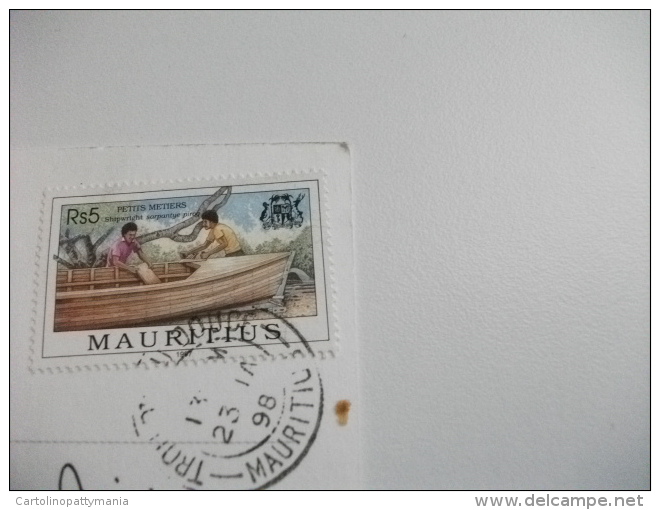 STORIA POSTALE FRANCOBOLLO COMMEMORATIVO MAURITIUS LE MORNE - Mauritius