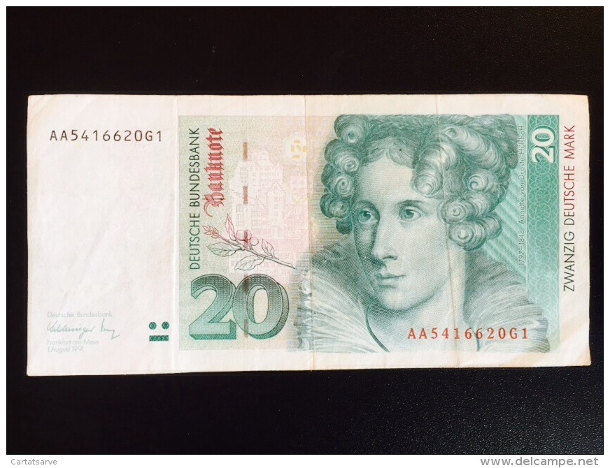 20  Deutsche Mark - Other & Unclassified