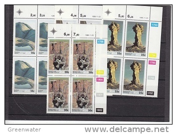 South Africa 1986 Rock Formations 4v Bl Of 4 (corners) ** Mnh (20550) - Neufs