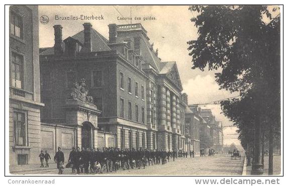 Bruxelles-Etterbeek - Caserne Des Guides Feldpost 1918 W.O. I Kriegslazaret Brüssel - Etterbeek