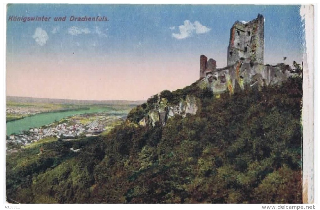 Cpa KONIGSWINTER UND DRACHENFELS - Koenigswinter