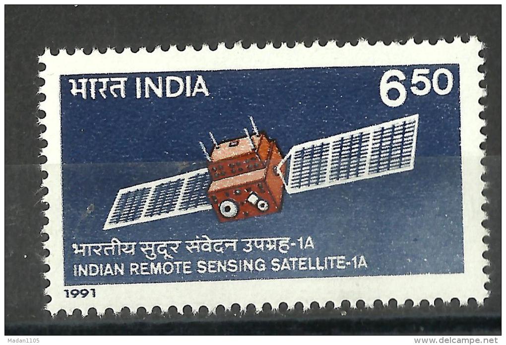 INDIA, 1991, 3 Years Of Operation Of Indian Remote Sensing Satellite-1A,   MNH, (**) - Neufs