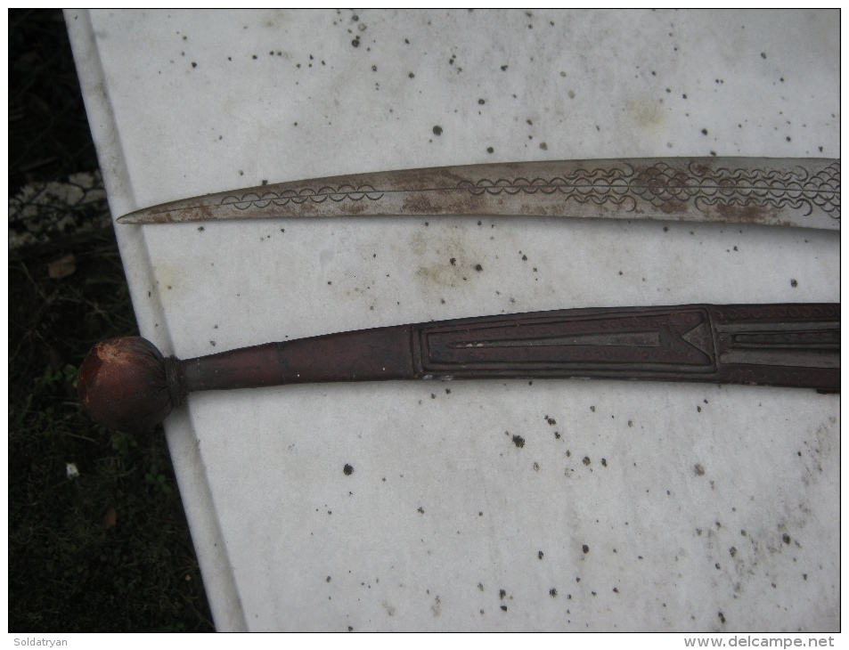 Sabre , épée Couteau Oriental Marocain ? 74cm - Blankwaffen