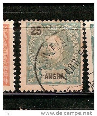 Portugal & Angra, D. Carlos I, 1897 (16) - Angra