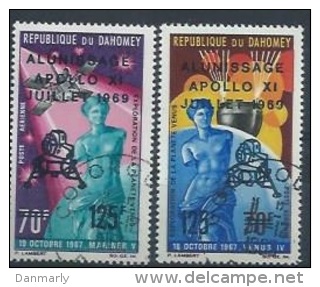 DAHOMEY : PA Y&T N° 107-108 Alunissage Apollo XI - Other & Unclassified