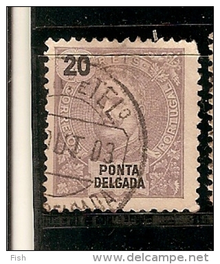 Portugal & Ponta Delgada, D. Carlos I, 1897 - Ponta Delgada