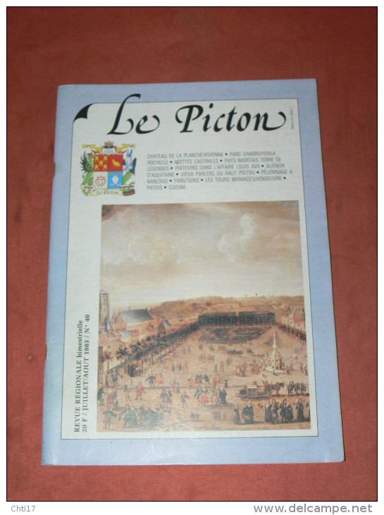 LE PICTON  N° 40   / 1983  / CHATELLERAULT / MONTMORILLON /  POITIERS  / LA ROCHELLE /   NIORT  / MONCONTOUR / - Poitou-Charentes