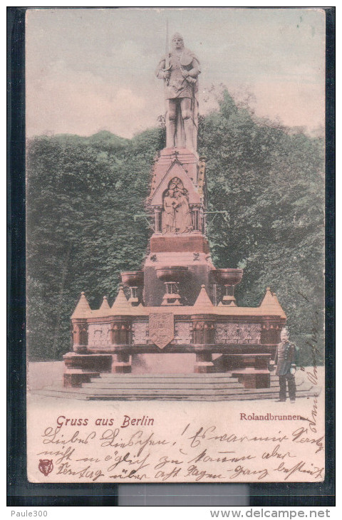 Berlin - Rolandbrunnen - 1903 - Tiergarten