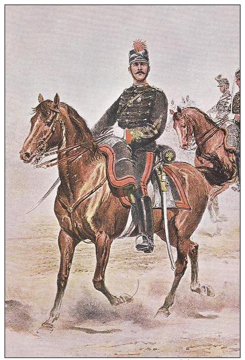 Chef D'Escadrons D' Artillerie 1887 Uniform Postcard (U15001) - Uniforms