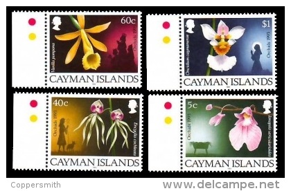 (14) Cayman Isl. / Caiman  Orchids / Orchidees / Flowers / Fleurs / Blumen   ** / Mnh  Michel 694-97 - Caimán (Islas)