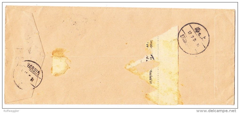 China Shanghai Aus Genf "Société Des Nations" 14.1.1931 Weitergeleiteter Brief Nach Harbin - Autres & Non Classés