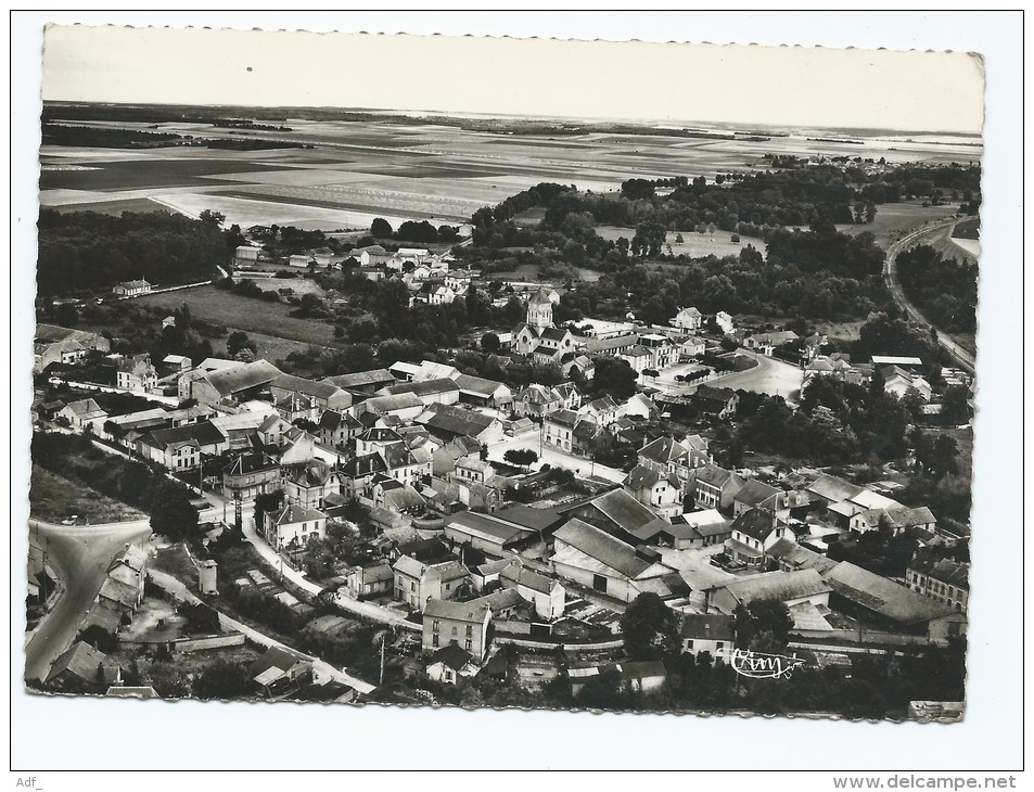 CPSM BETHENIVILLE, VUE GENERALE AERIENNE, MARNE 51 - Bétheniville