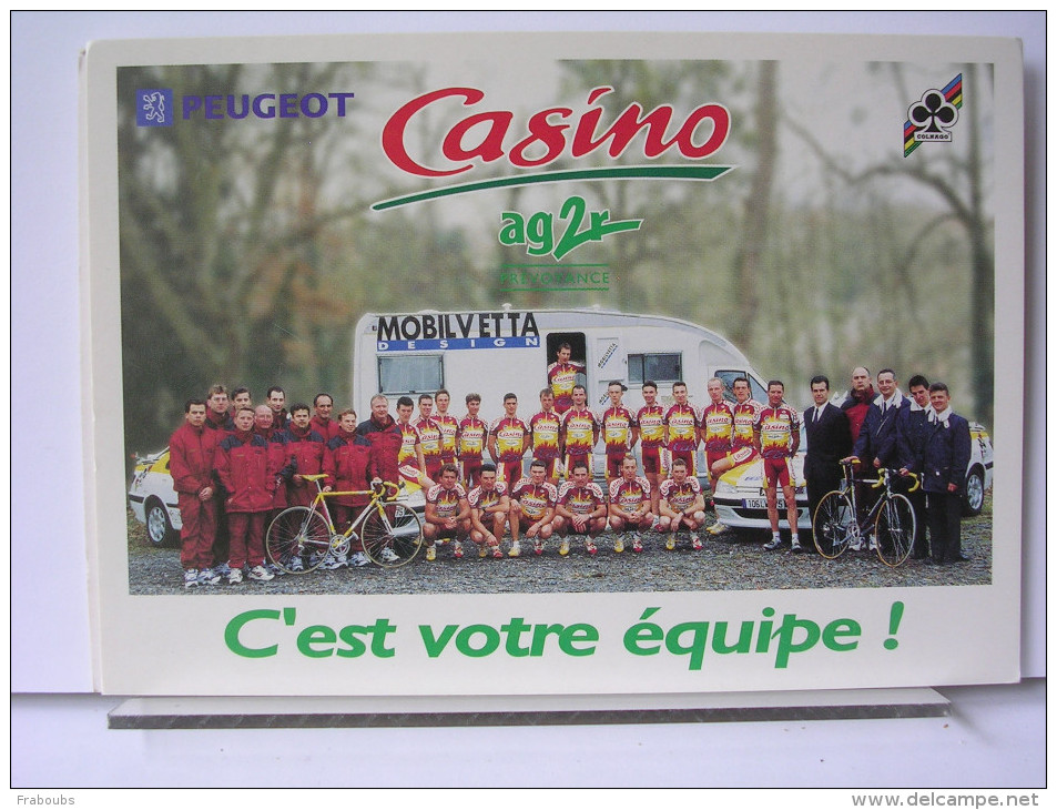 CYCLISTES - EQUIPE PEUGEOT CASINO AG2R - Cyclisme