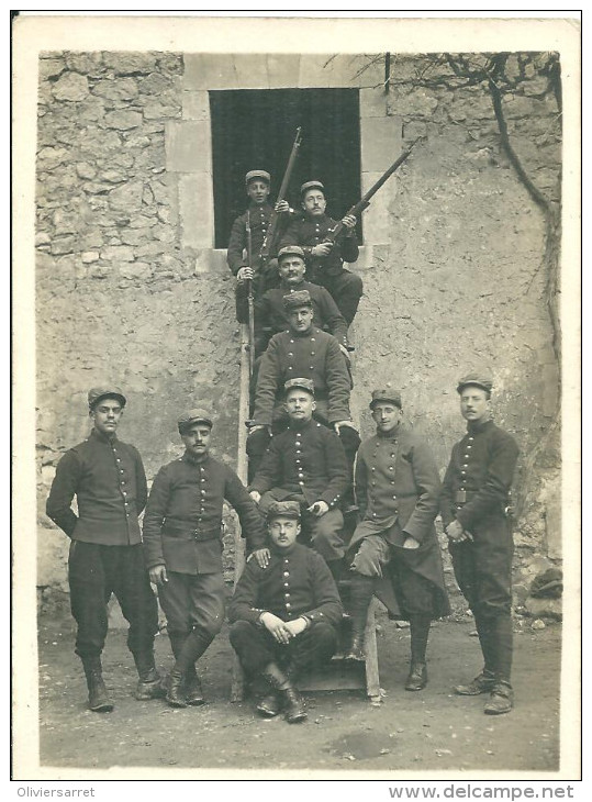 Carte Photo Militaire Saint Paul Les Trois Chateaux 1913 - War 1914-18