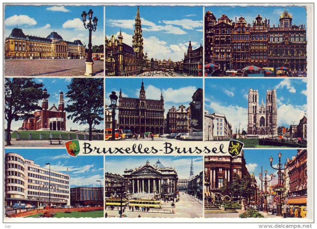 BRUXELLES - BRUSSEL, Mehransichten - Multi-vues, Vues Panoramiques