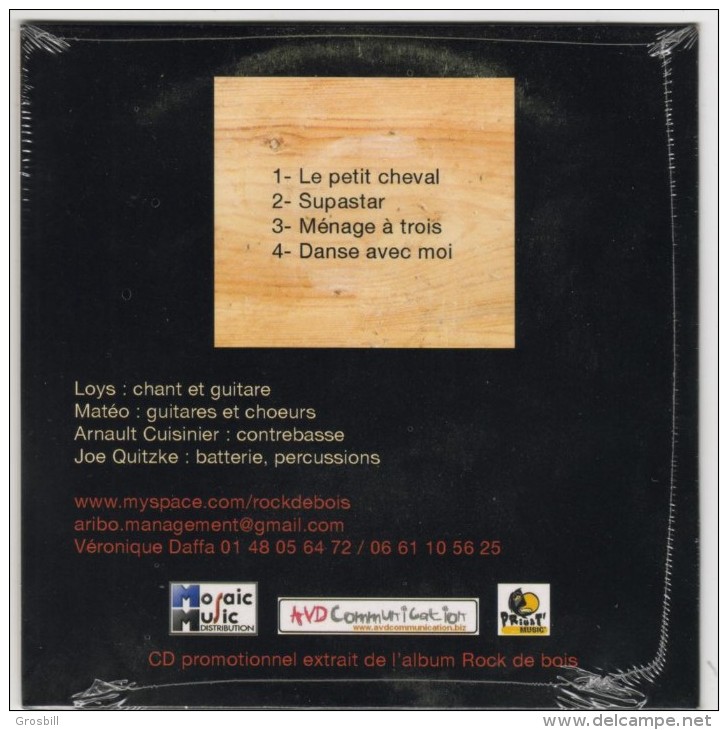 ARIBO (Rock De Bois) : Le Petit Cheval / Supastar / Ménage A Trois / Danse Avec Moi (CD) - Autres - Musique Française