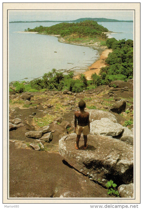 GUINEA  CONCEPCION.  L'ISOLA DI BIOKO       (NUOVA CON DESCRIZIONE DEL SITO SUL RETRO) - Guinea