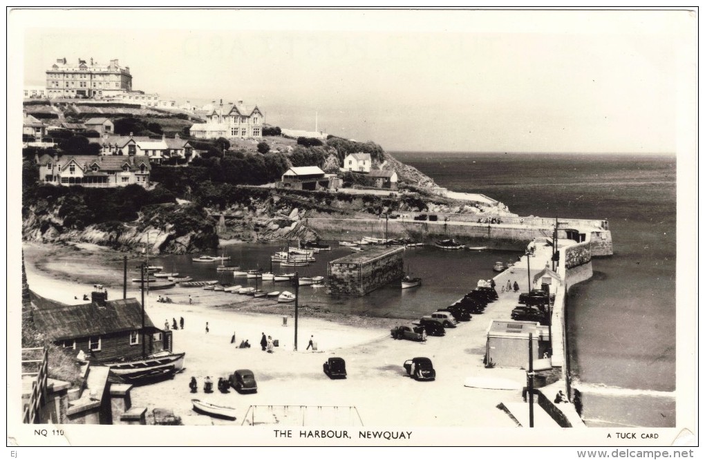 The Harbour Newquay Real Photo - Unused C1950 - Tuck - Newquay