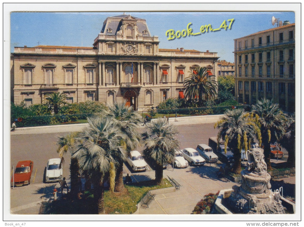 {72181} 34 Hérault Montpellier , La Préfecture , Ancien Hôtel De Ganges ; Peugeot 404 504 , Renault 4L - Montpellier