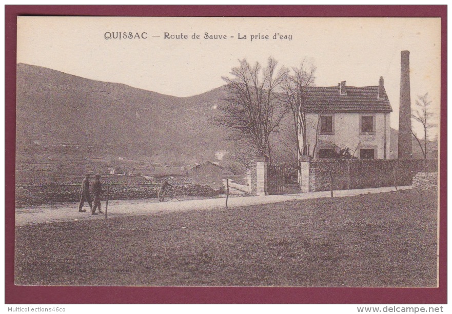 30 - 310315 - QUISSAC - Route De Sauve - La Prise D'eau - Vélo - Quissac