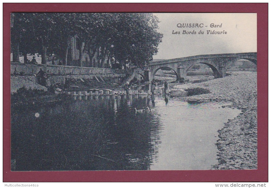 30 - 310315 - QUISSAC - Les Bords Du Vidourle - DELAPIERRE Bijouterie - Lavandière - Quissac