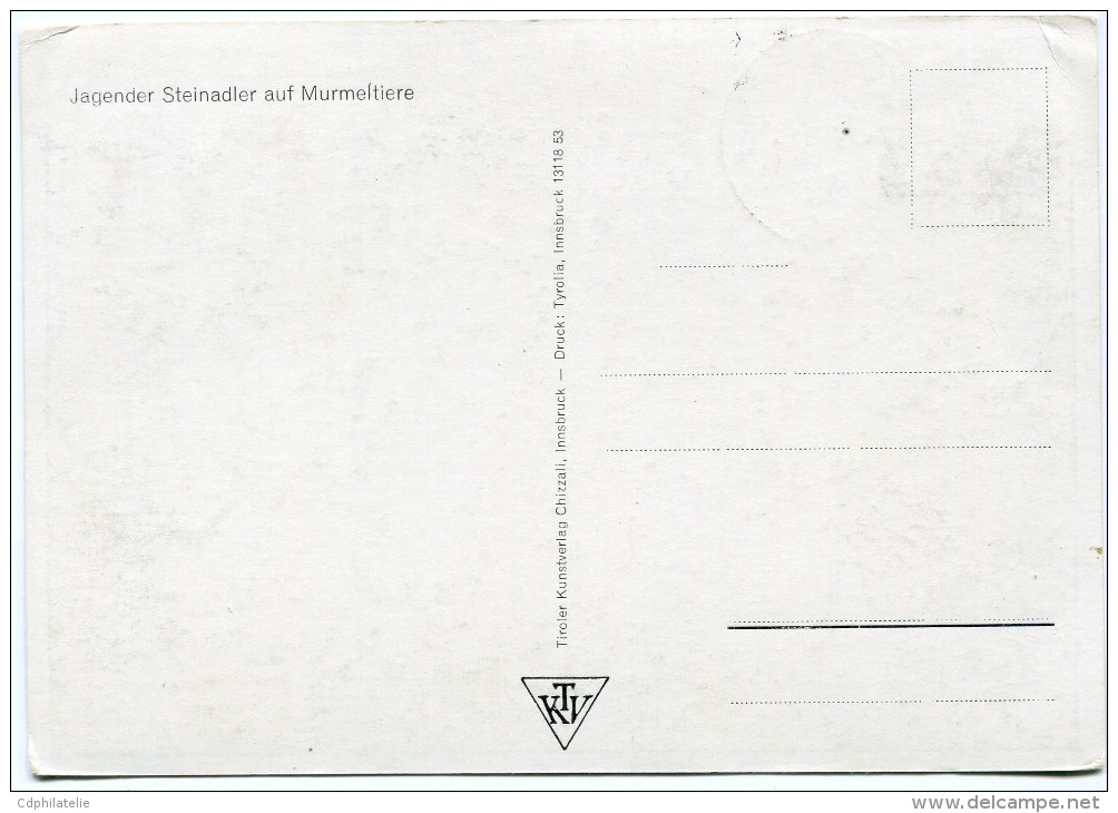 ANDORRE ESPAGNOL CARTE MAXIMUM DU N°27A   20c. AIGLE A TETE BLANCHE  OBLITERATION ANDORRA  5 DIC. 41 - Brieven En Documenten