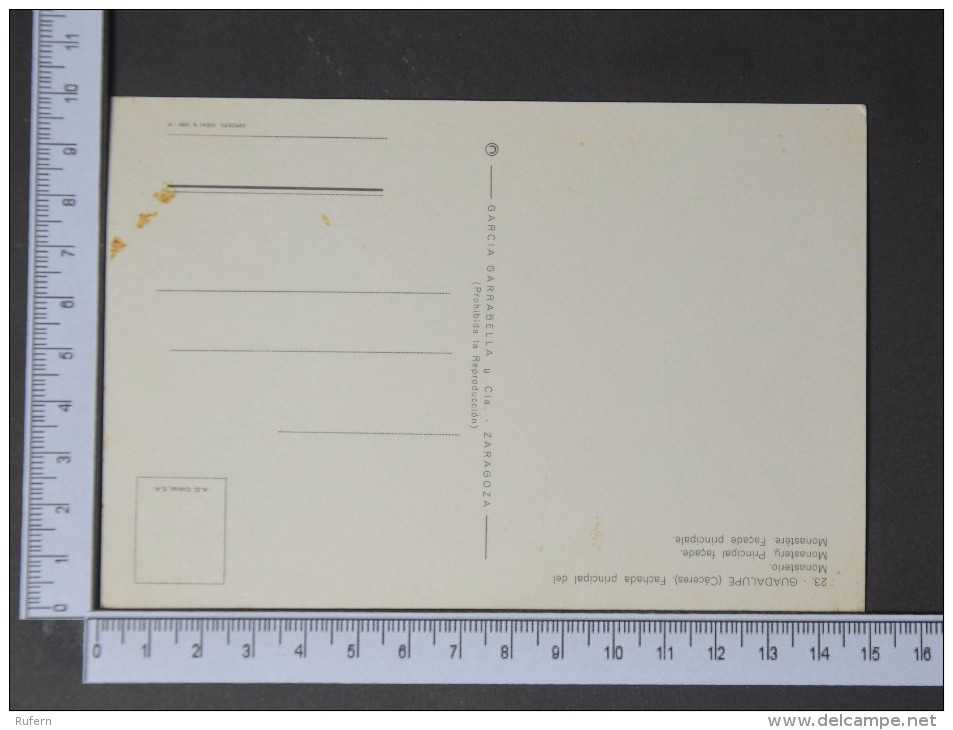 MONASTERIO - GUADALUPE - CÁCERES -  (Nº11482) - Cáceres