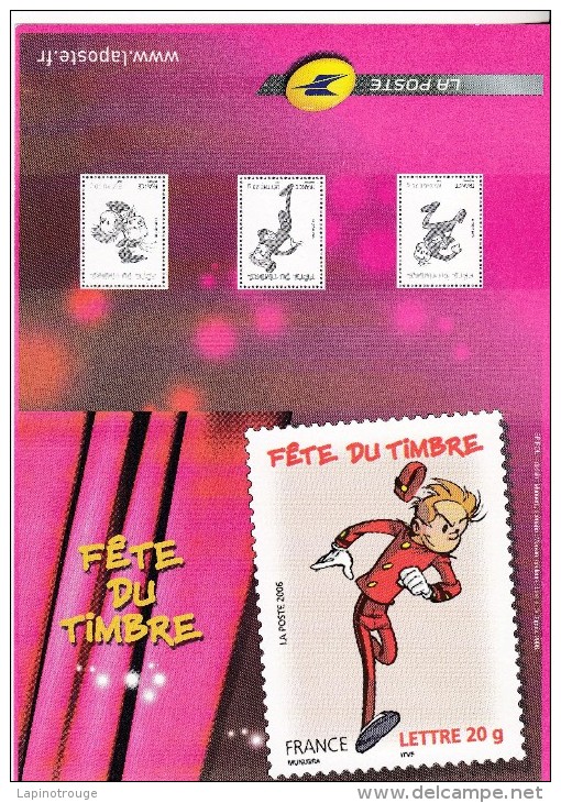 Publicité Fête Du Timbre 2006 Spirou Munuera - Sonstige & Ohne Zuordnung