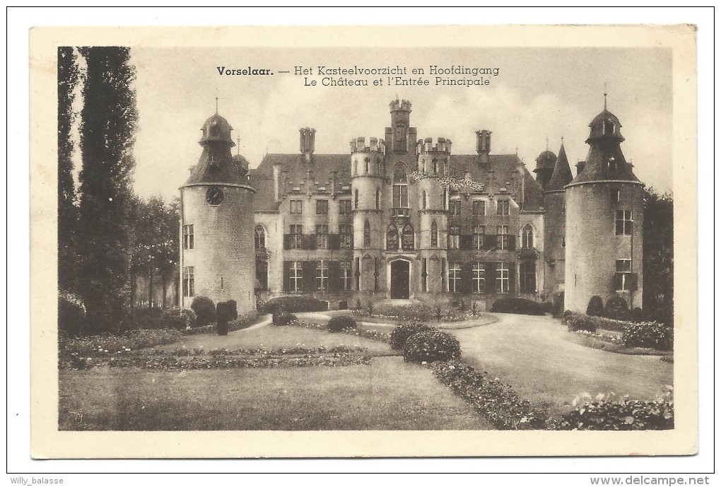 CPA - VORSELAAR - Château Et Entrée Principale - Kasteel  // - Vorselaar