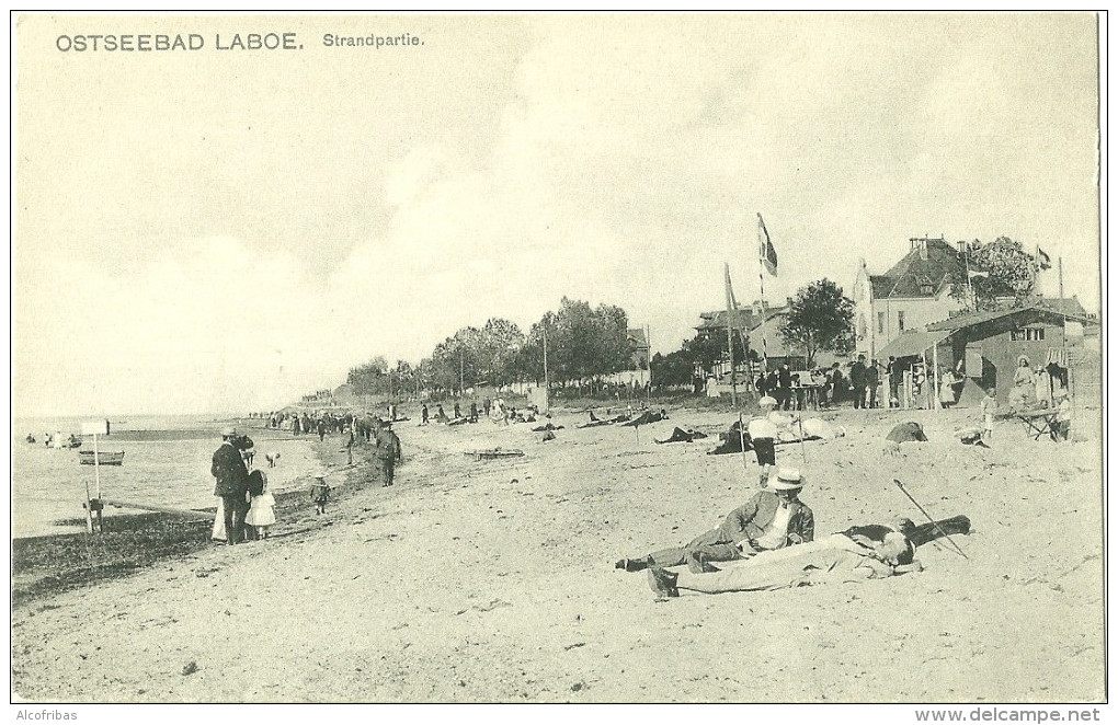 Allemagne CPA Laboe Ostseebad Strandpartie - Laboe