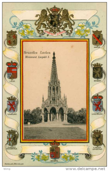 Bruxelles - Laeken : Monument Léopold Ier En Reliëf - Laeken