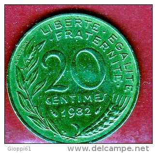 1982 Francia - 20 C (Fronte E Retro) - Altri & Non Classificati