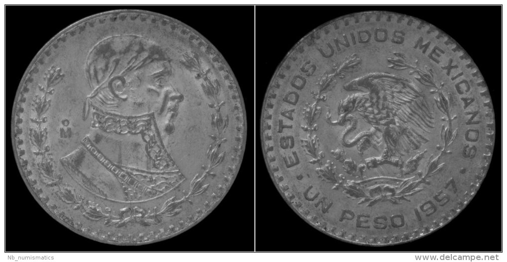 Mexico 1 Peso 1957 - Mexique