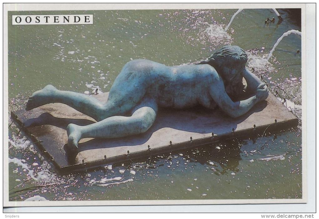 Oostende "De Zee" Van Georges Girard "Dikke Matilda" Ongebruikt - Sculpturen