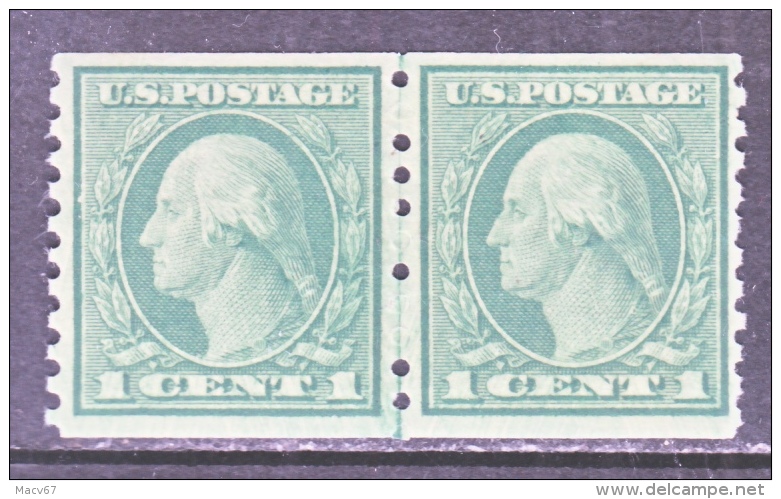 US 490   PERF. 10  LINE  PAIR  **  1916  Issue - Unused Stamps