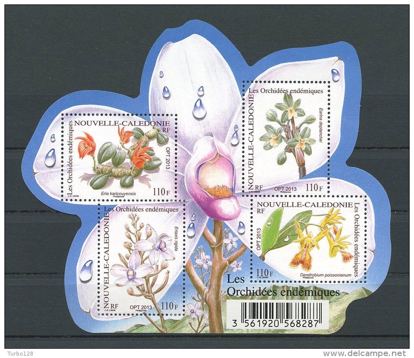 Nlle CALEDONIE 2013 N° 1195/1198 ** Neufs  = MNH Superbes  Flore Fleurs Orchidées Flora Flowers Nature - Unused Stamps