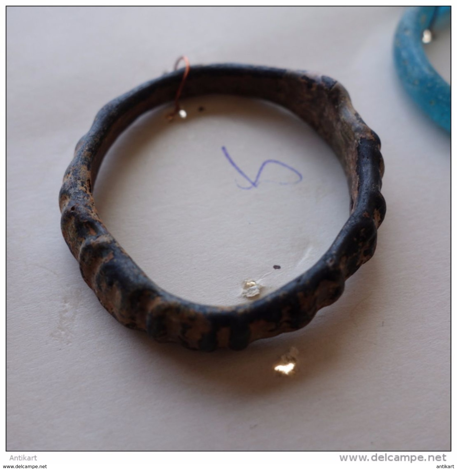 Empire romain d'Orient  -  bracelet offrande en patte de verre - Liban