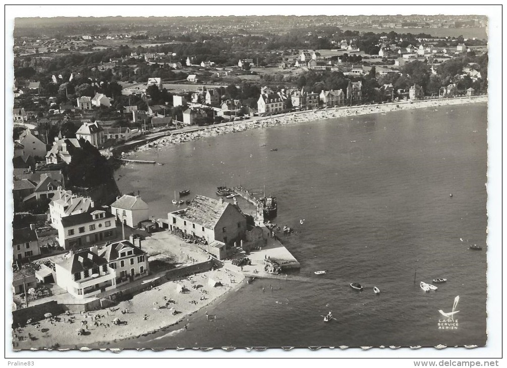 EN AVION AU DESSUS DE LAMOR PLAGE -Morbihan, 56 - Larmor-Plage