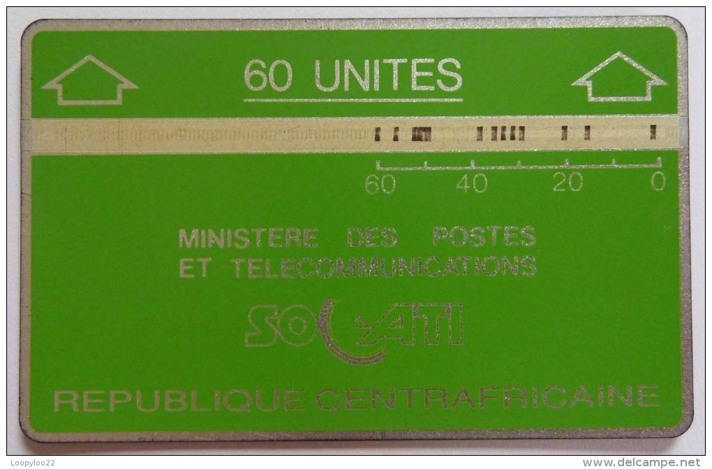 CENTRAL AFRICAN REPUBLIC - 1st Issue Pair - 1987 - 60 & 120 Units - 706D & E - Used - RRRR - Centrafricaine (République)