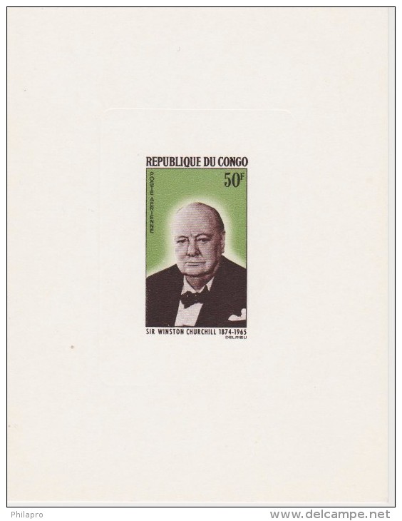 CONGO  PROOF/EPREUVE  CHURCHILL  YVERT N° PA33 .**  MNH   ,ref 9404 - Mao Tse-Tung