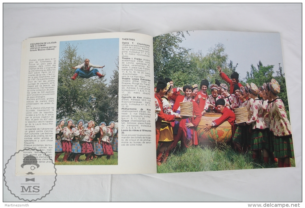 Soviet Union State Travel Agency Intourist - Kiev  Olympic Games 1980 Tourist Brochure - Cuadernillos Turísticos