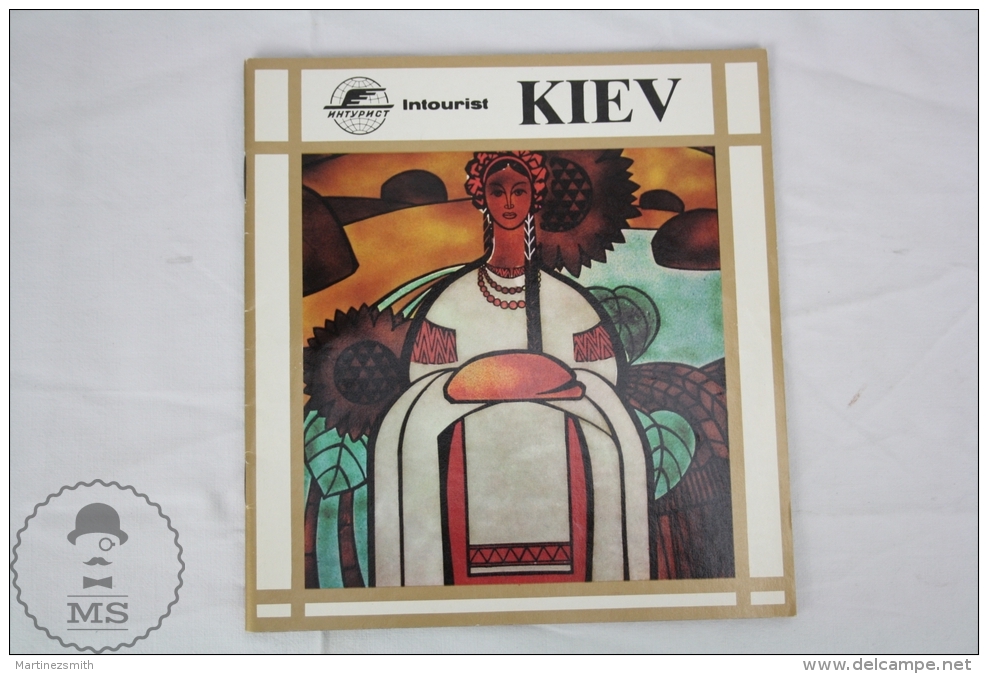 Soviet Union State Travel Agency Intourist - Kiev Tourist Brochure In Spanish - Cuadernillos Turísticos