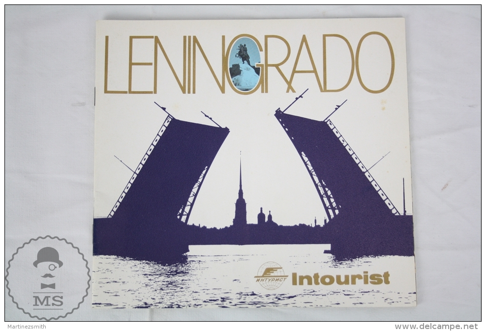 Soviet Union State Travel Agency Intourist - Leningrado/ Leningrad Tourist Brochure In Spanish - Cuadernillos Turísticos