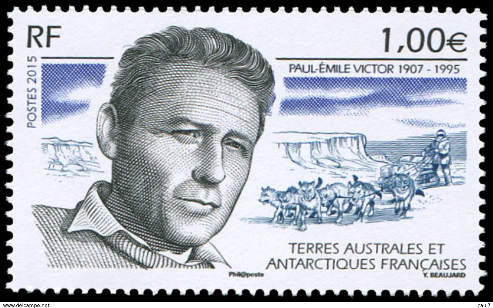 T.A.A.F. // F.S.A.T. 2015 - Paul-Emile Victor  - 1 Val Neufs // Mnh - Nuevos